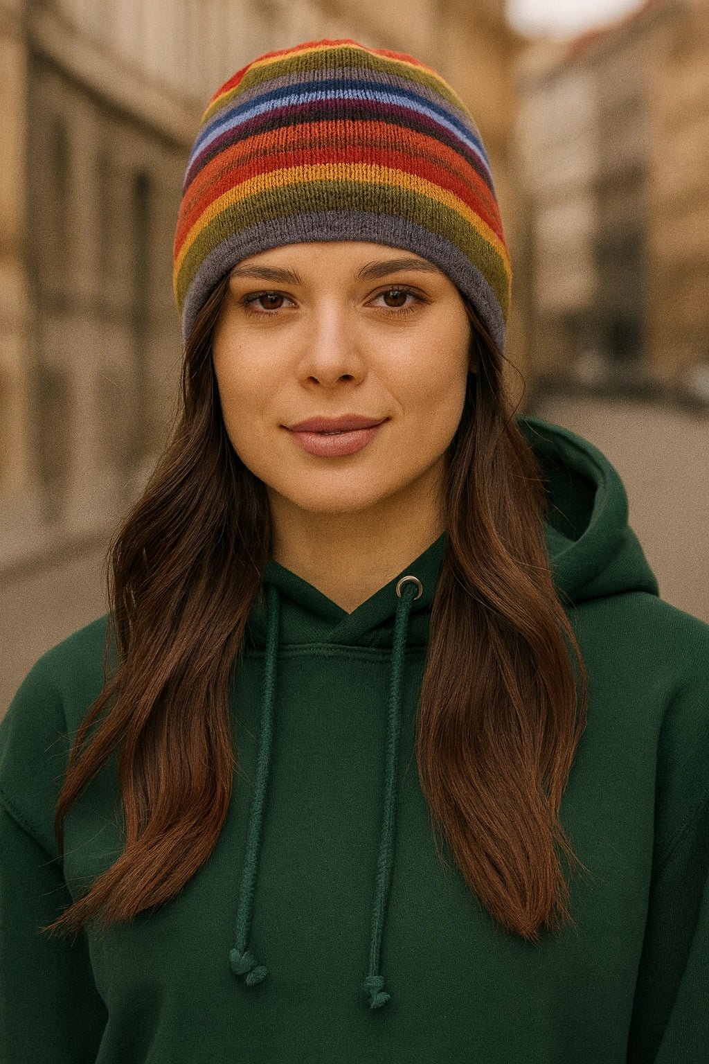 Arco Iris - czapka unisex z alpaki