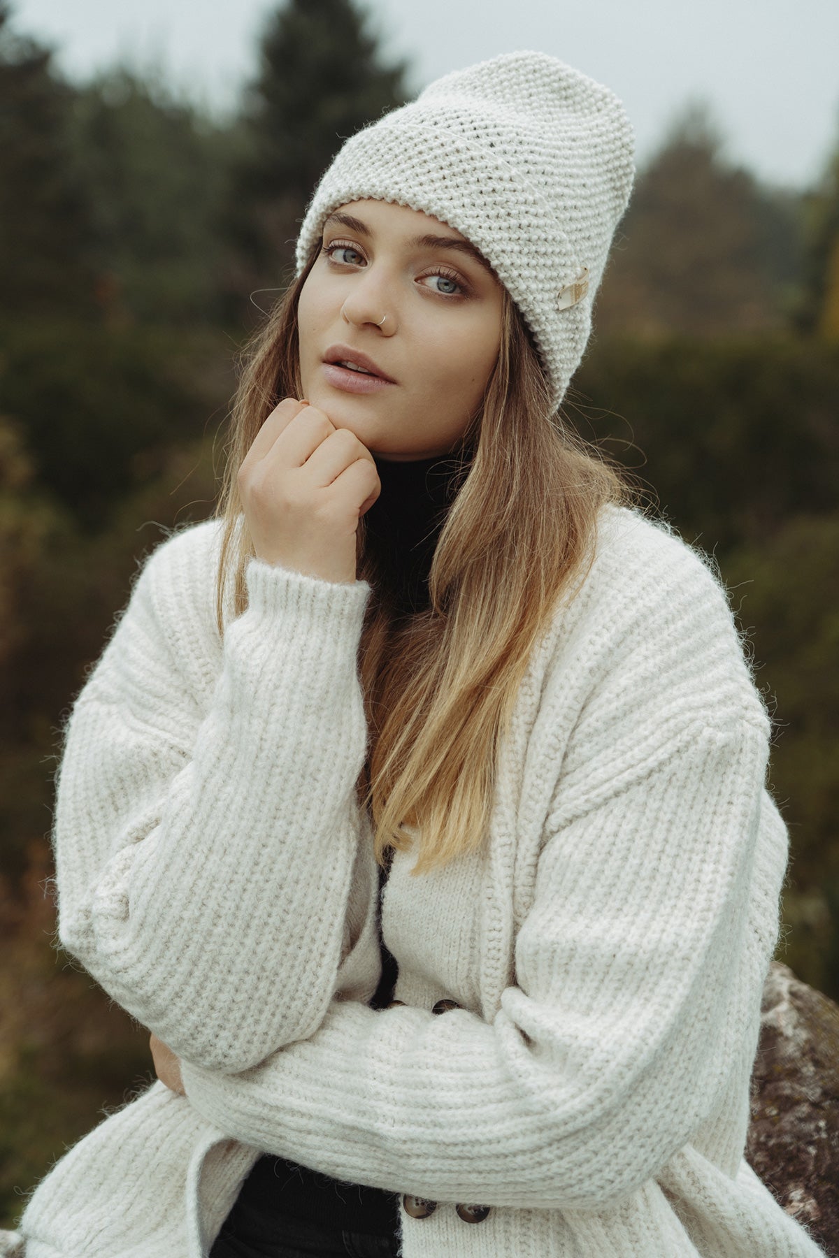 Katinka - czapka damska z alpaki