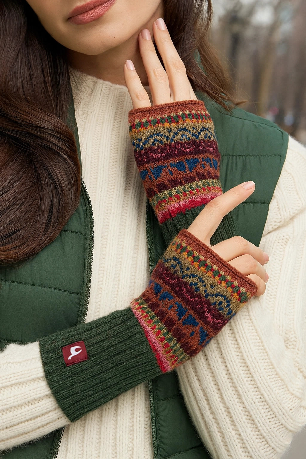 Luna - mitenki z alpaki