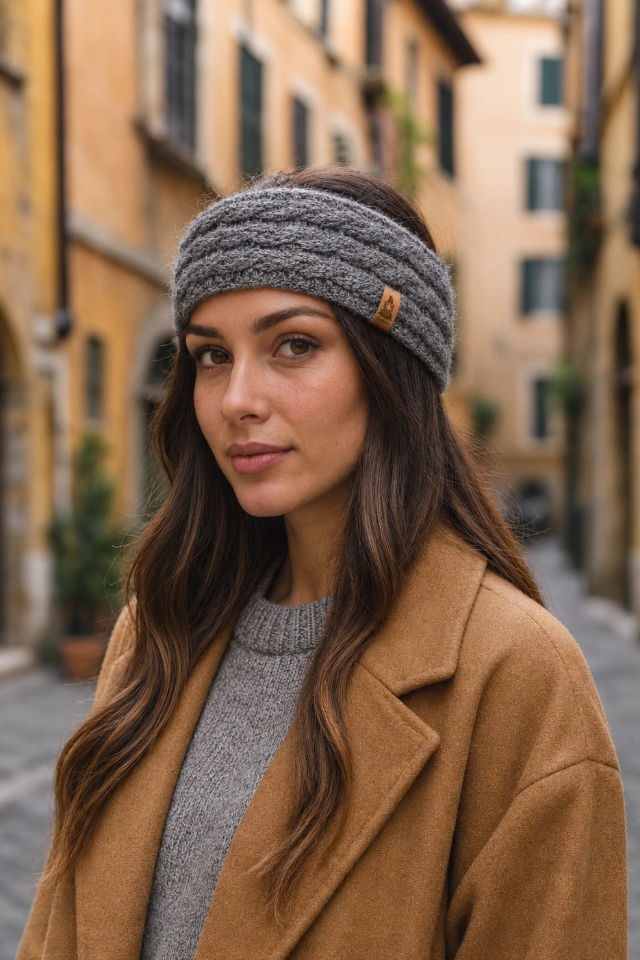 Anabel - opaska damska z alpaki
