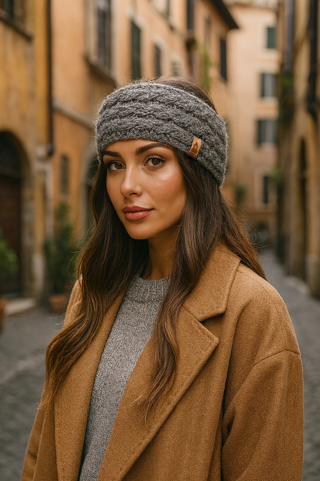 Anabel - opaska damska z alpaki