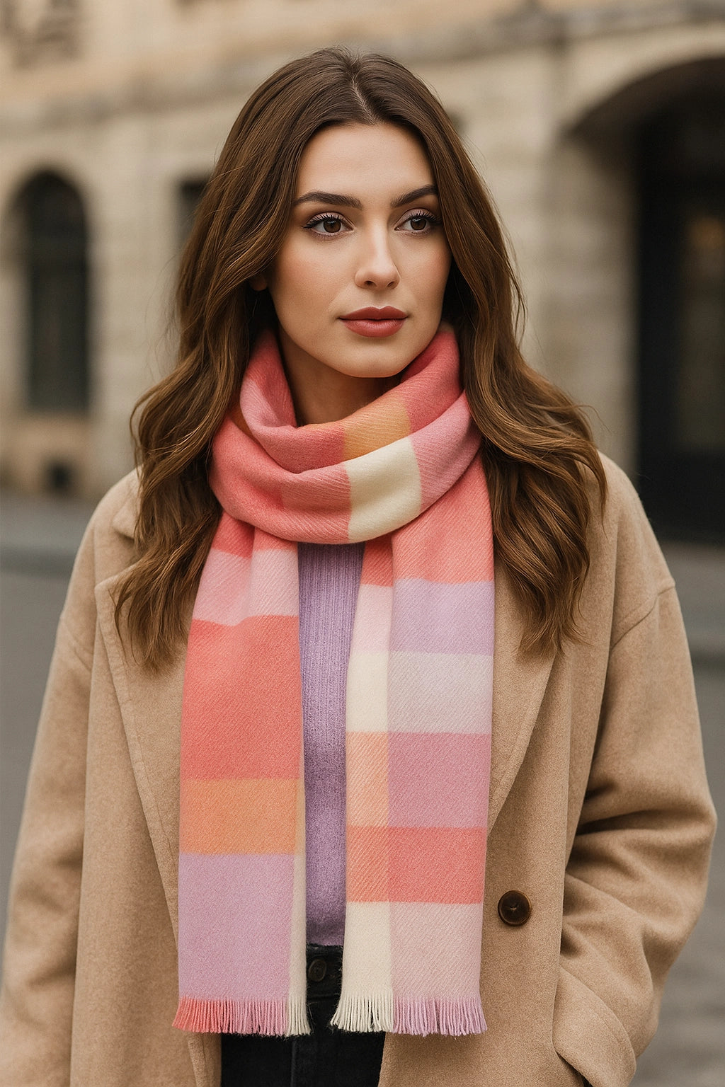 Royal Cuadro Tres - Alpaca scarf