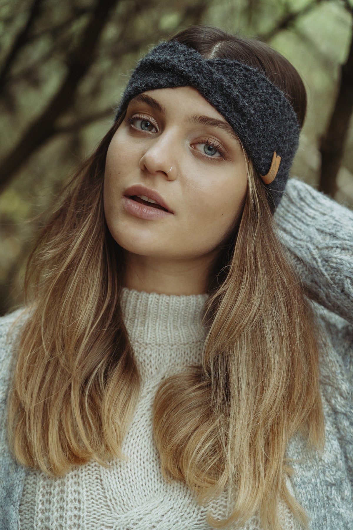 Selena - opaska damska z alpaki