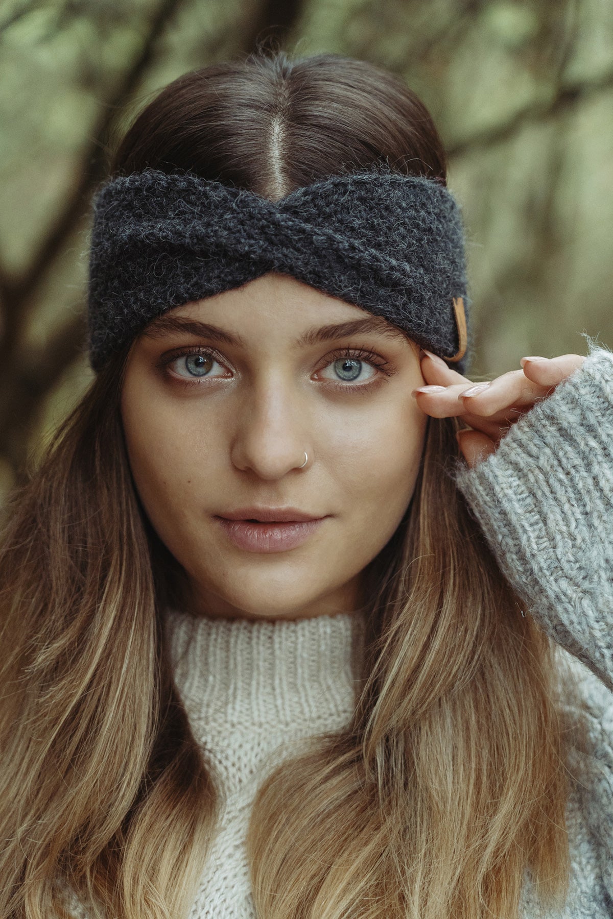 Selena - opaska damska z alpaki