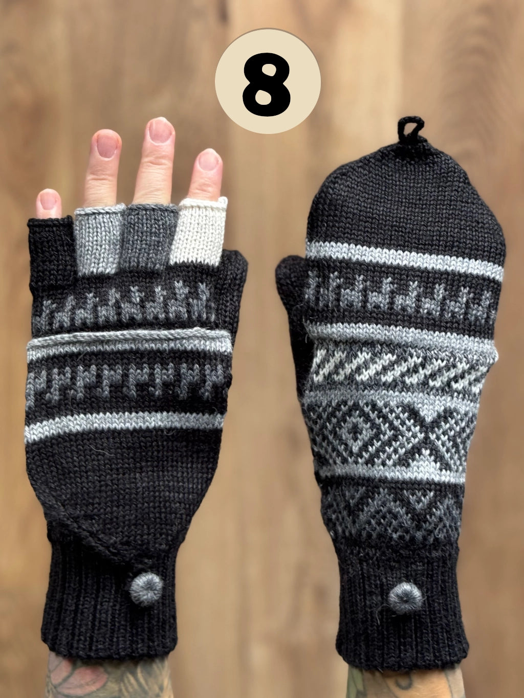 Flap gloves - various colors