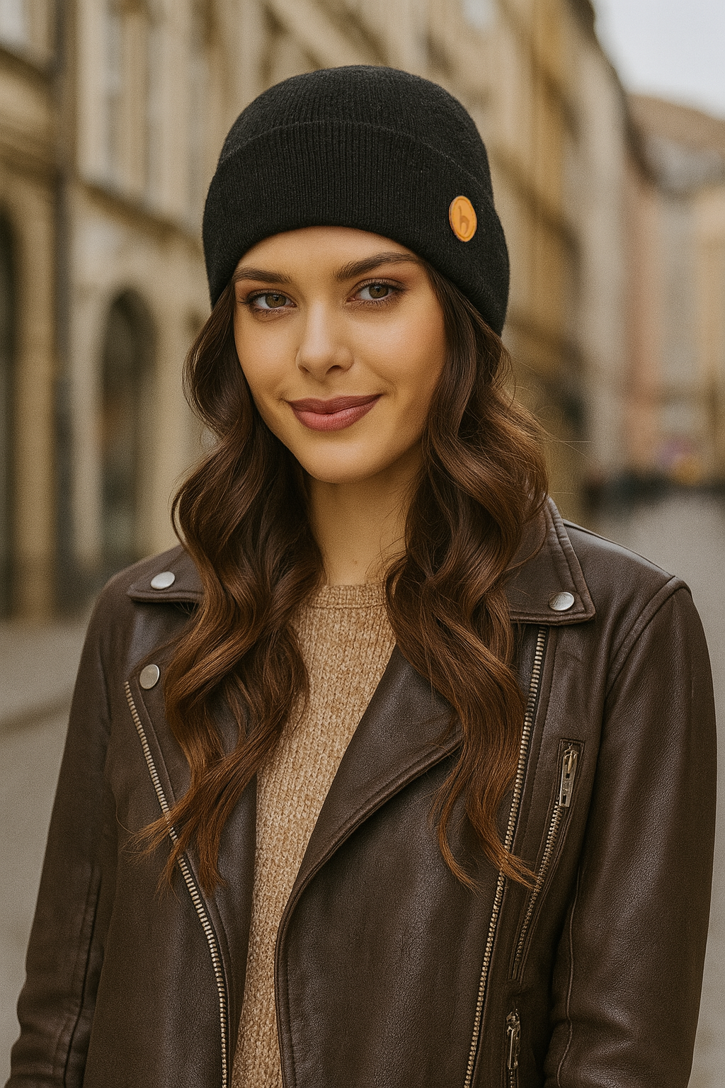 Berta - czapka unisex z alpaki