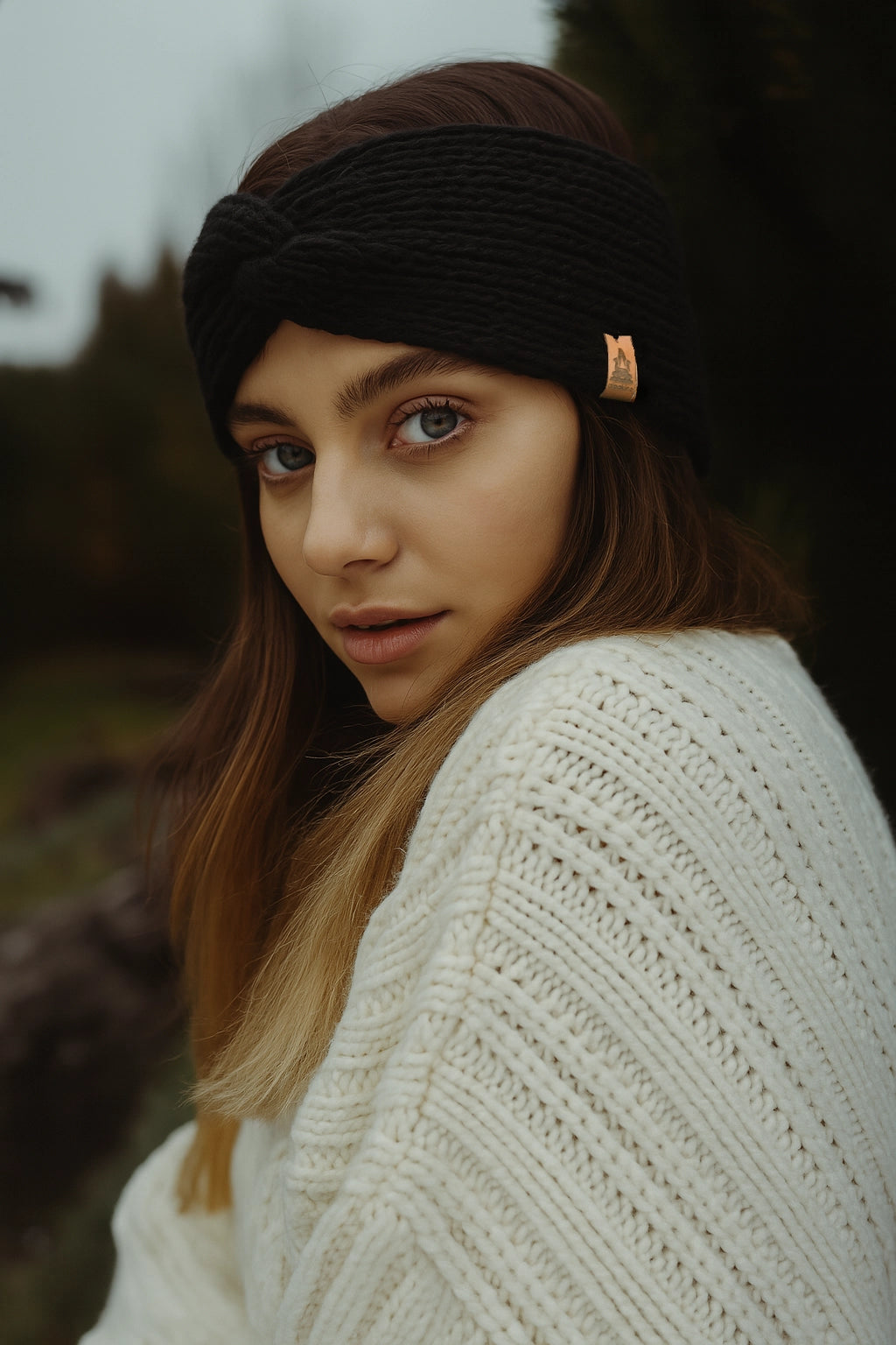 Polly - women's alpaca headband