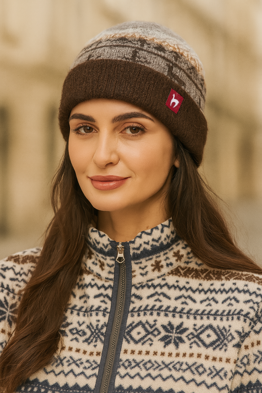 Noel - czapka unisex z alpaki