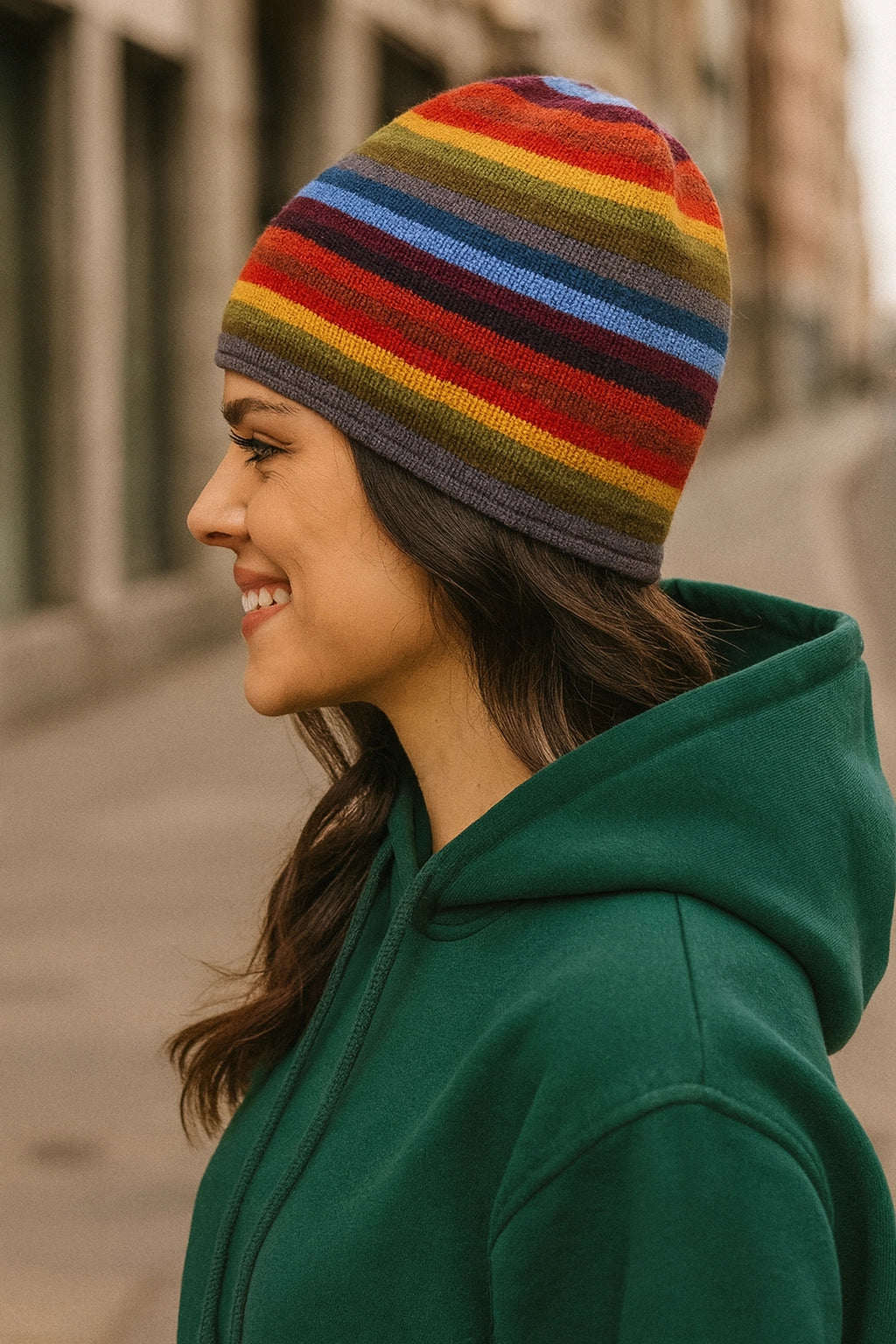 Arco Iris - czapka unisex z alpaki