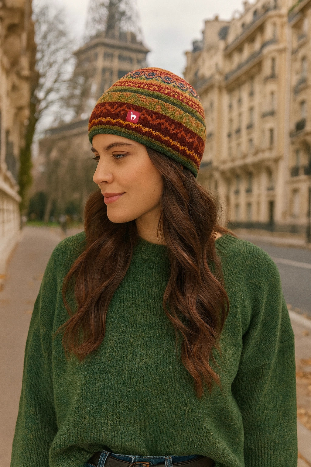 Luna - czapka unisex z alpaki