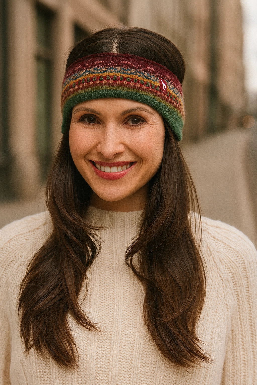 Luna - opaska damska z alpaki