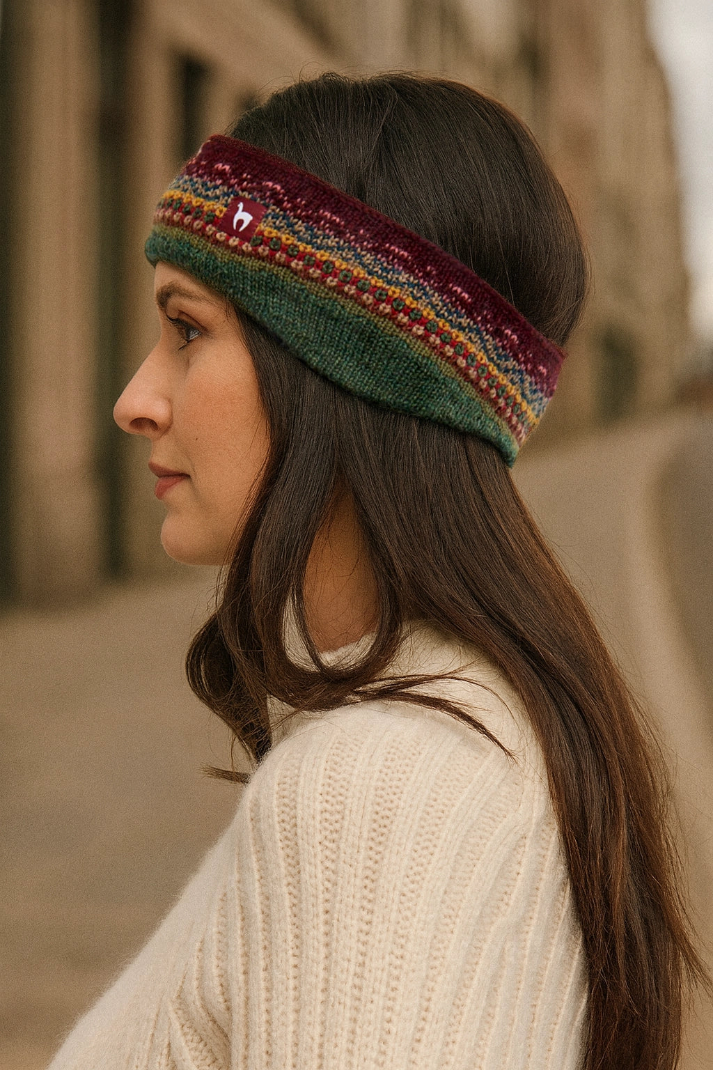 Luna - opaska damska z alpaki