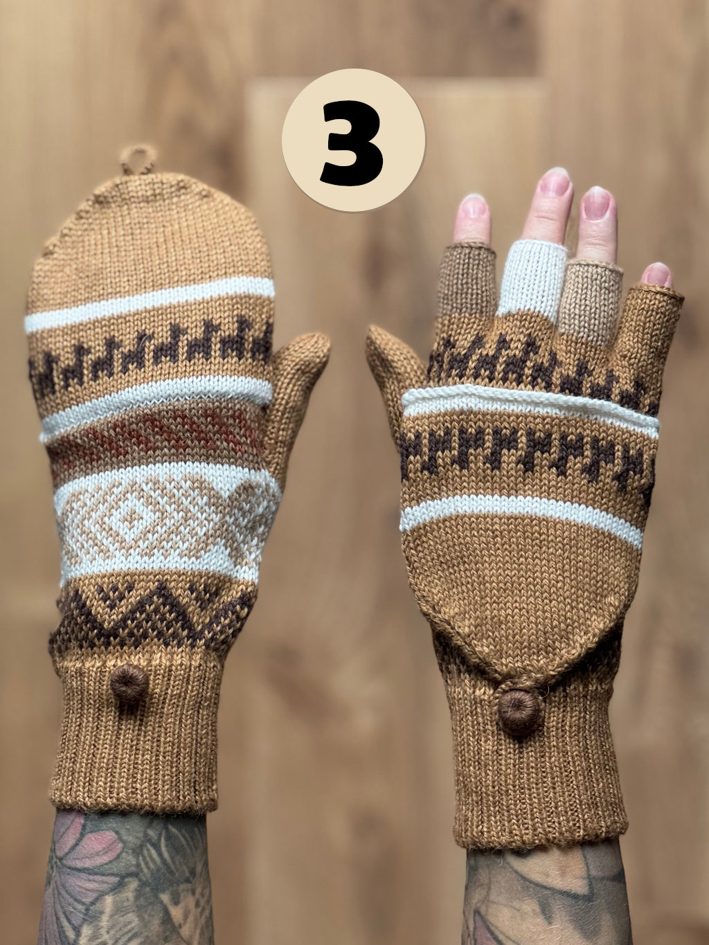 Flap gloves - various colors