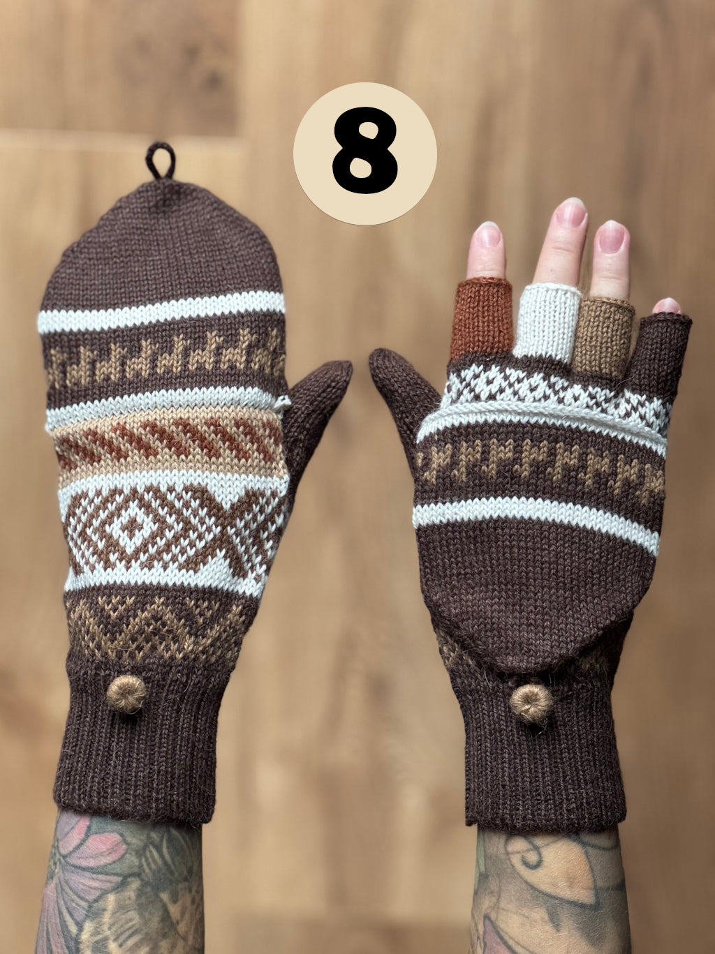 Flap gloves - various colors