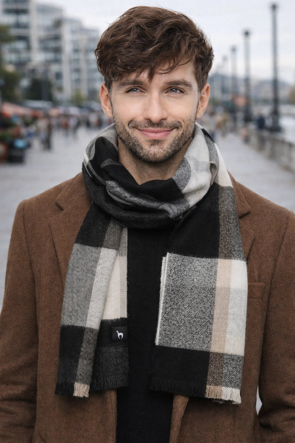 Baby Cuadro Quattro - Alpaca Shawl