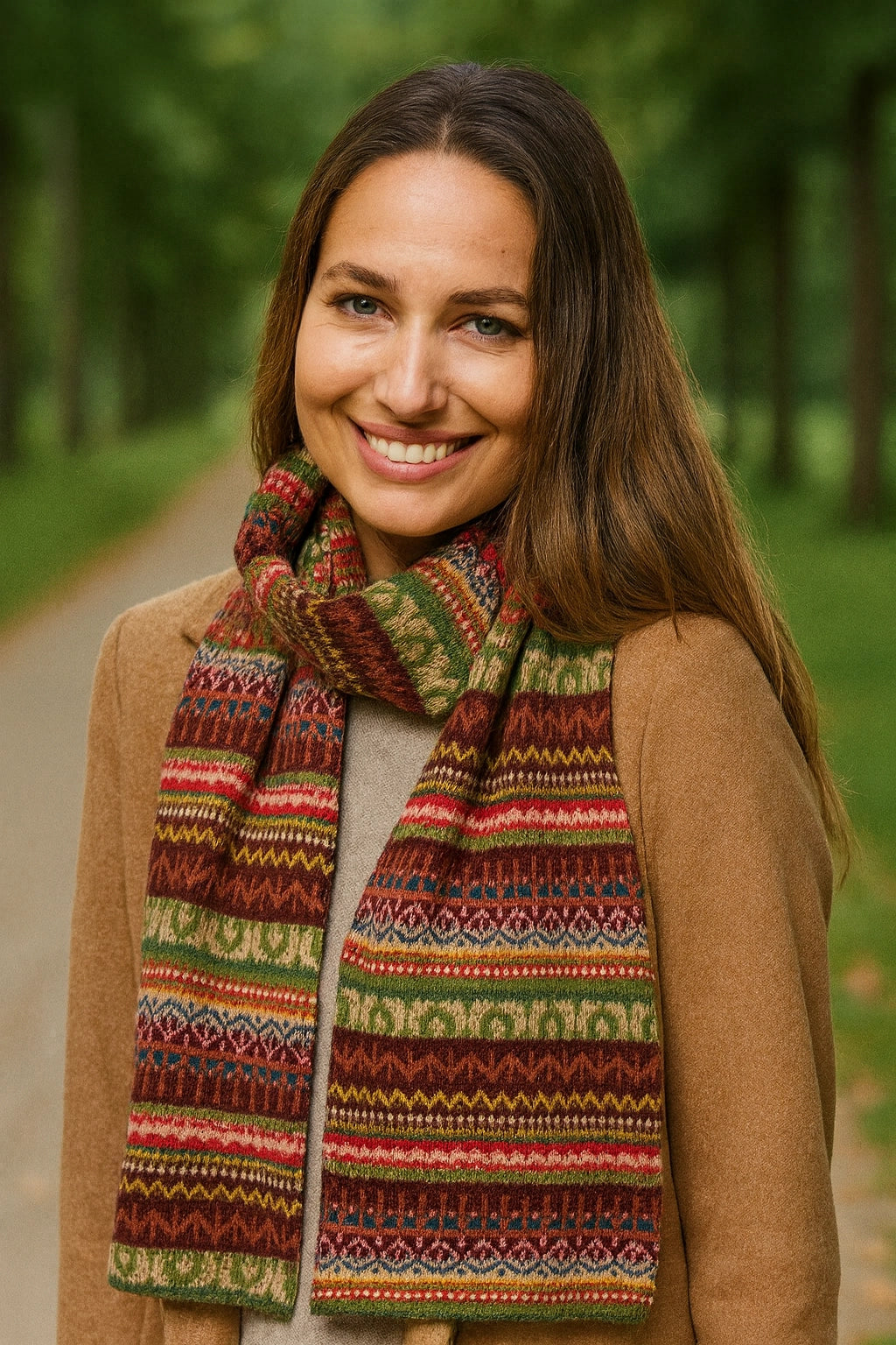 Luna - szalik z alpaki