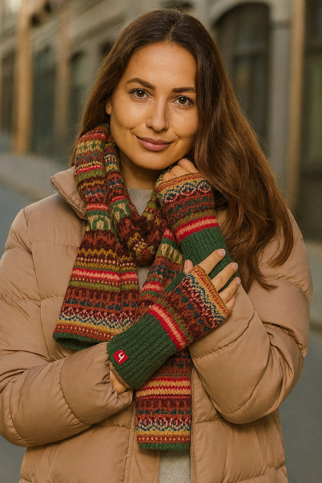 Luna - mitenki z alpaki