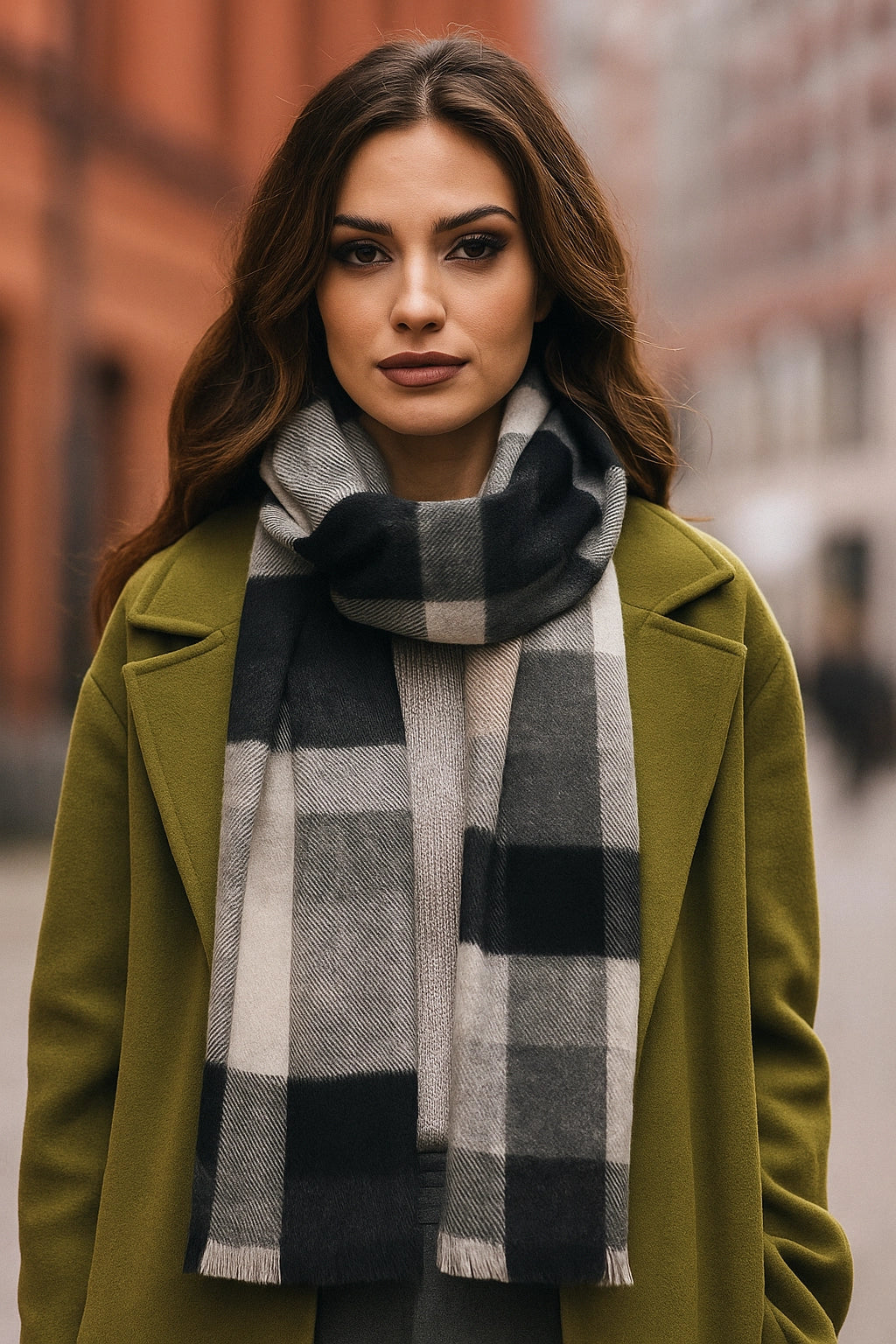 Baby Cuadro Quattro - Szal z alpaki