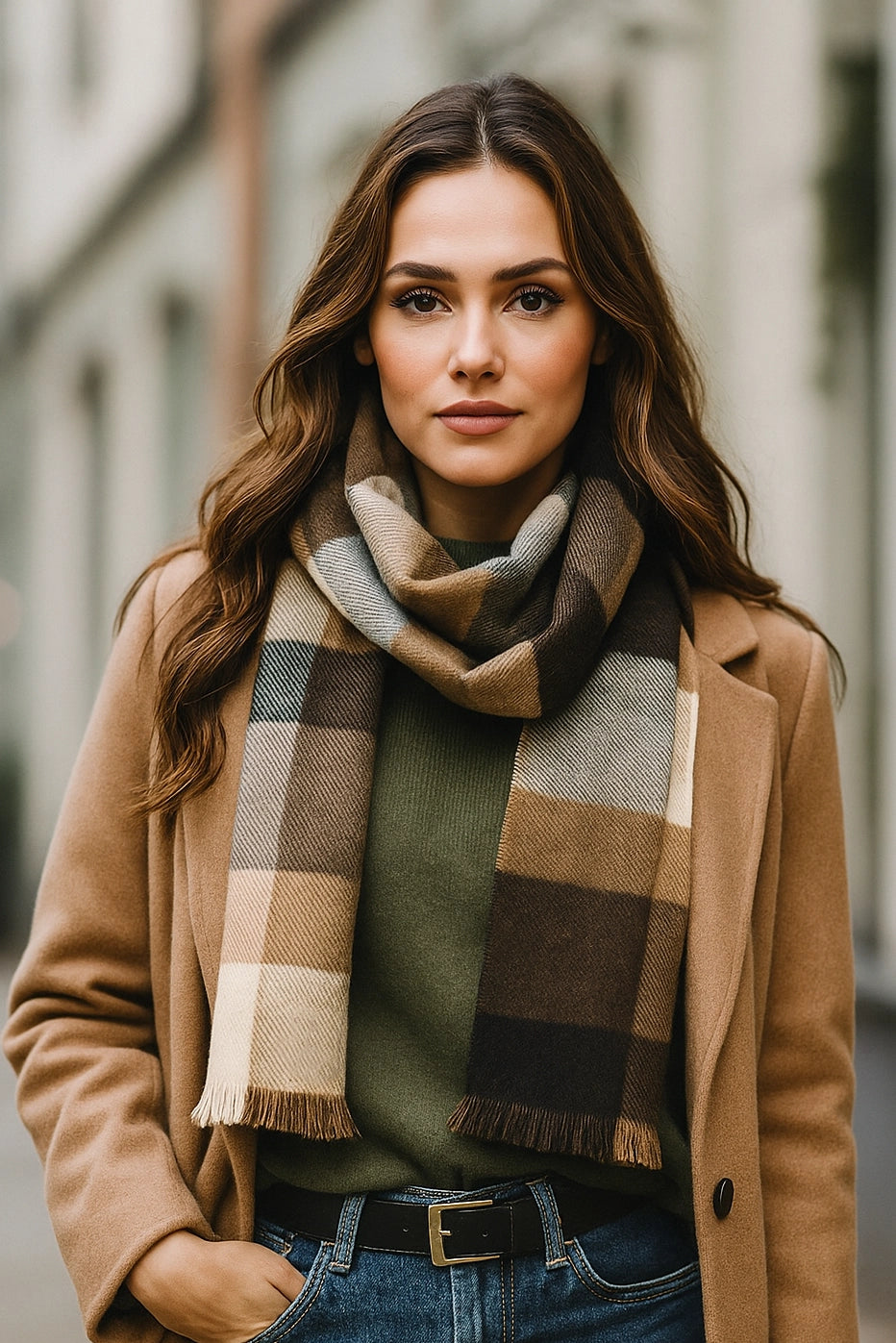 Baby Cuadro UNO - Szal z alpaki