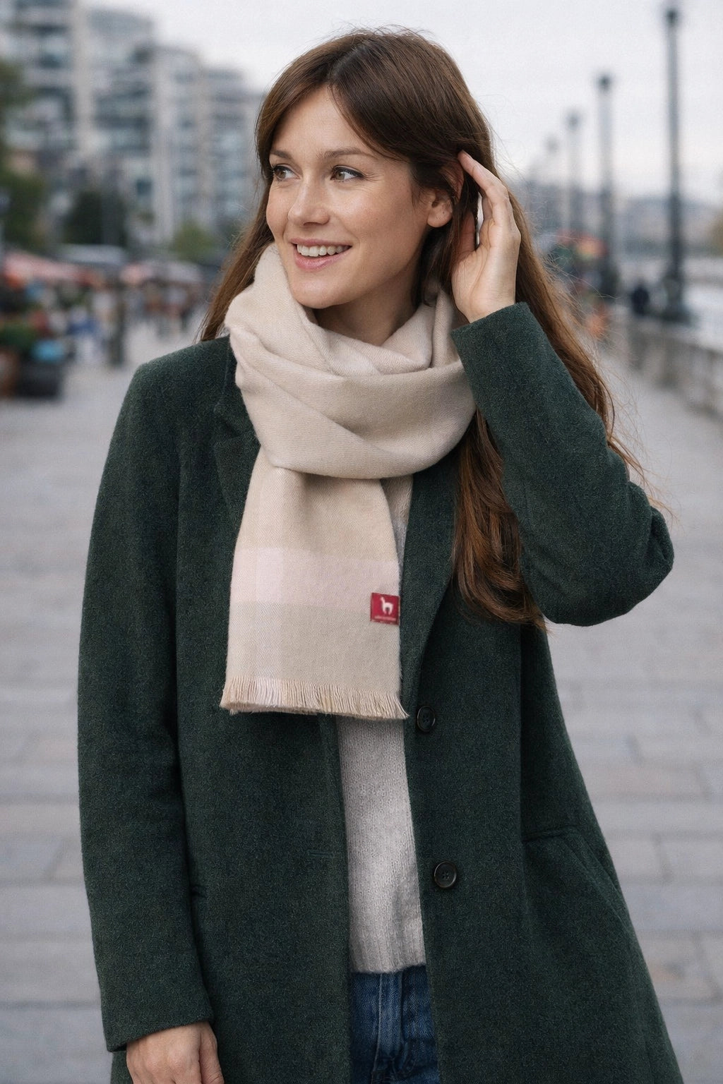 Galano - szal z alpaki