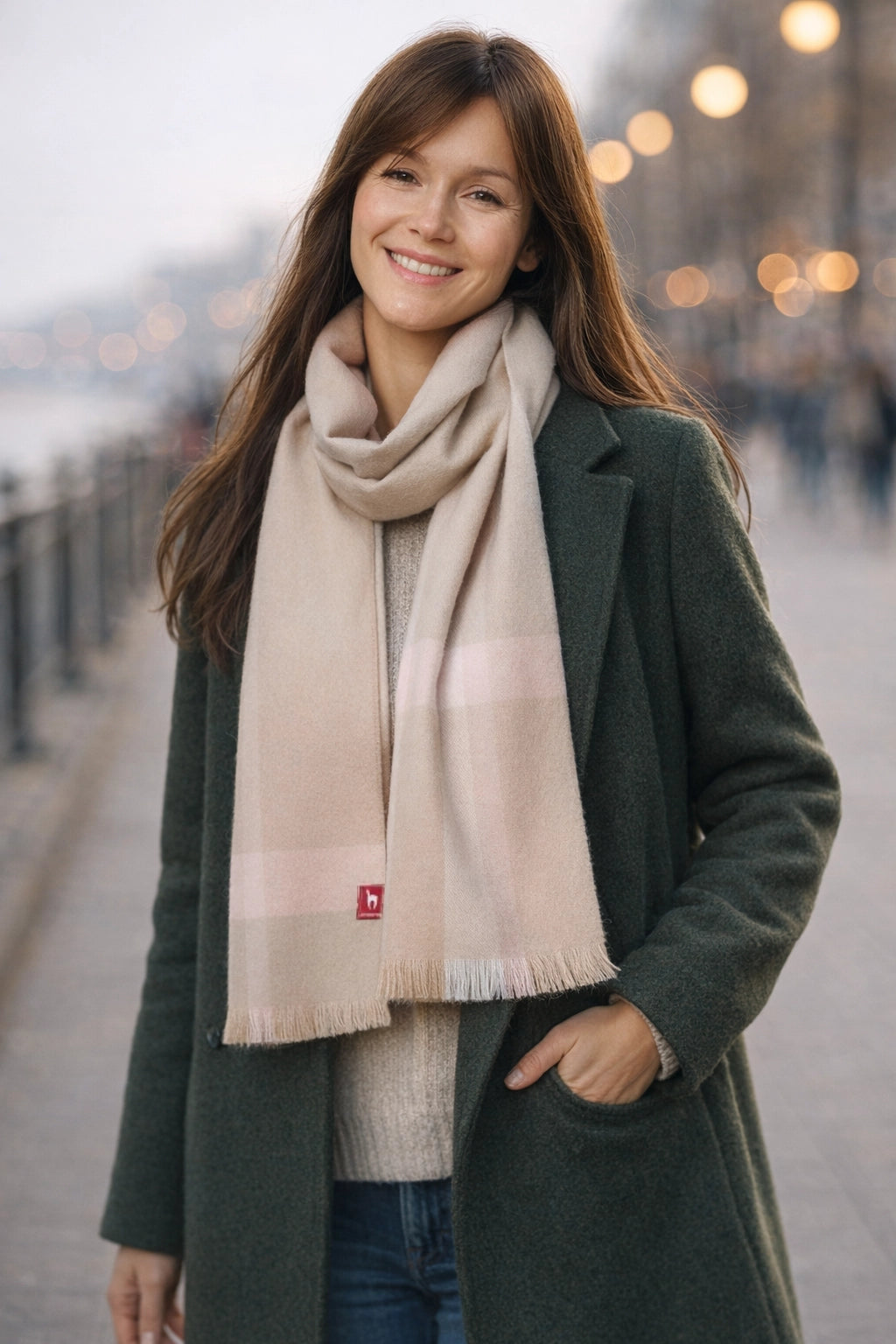 Galano - szal z alpaki