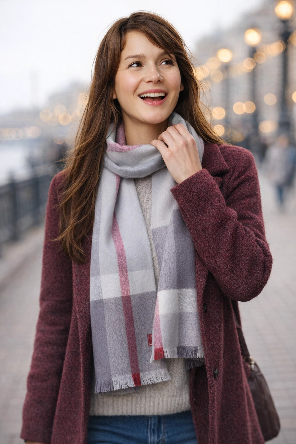 Galano - szal z alpaki