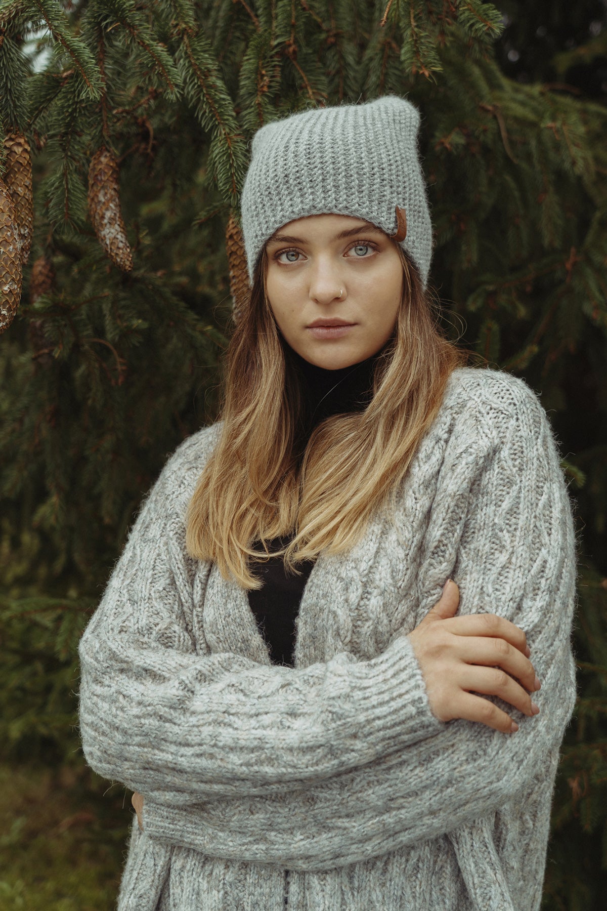 Charlotte - czapka unisex z alpaki