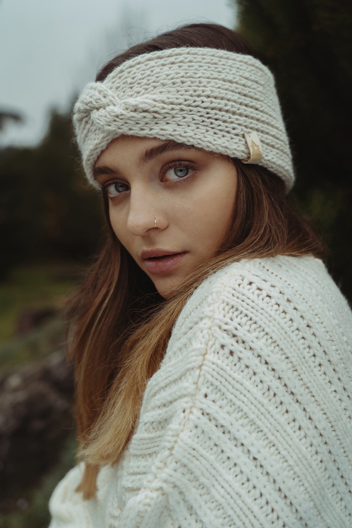 Polly - women's alpaca headband